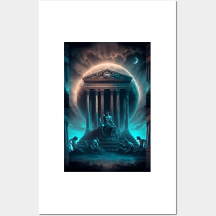 Greek Temple Posters and Art